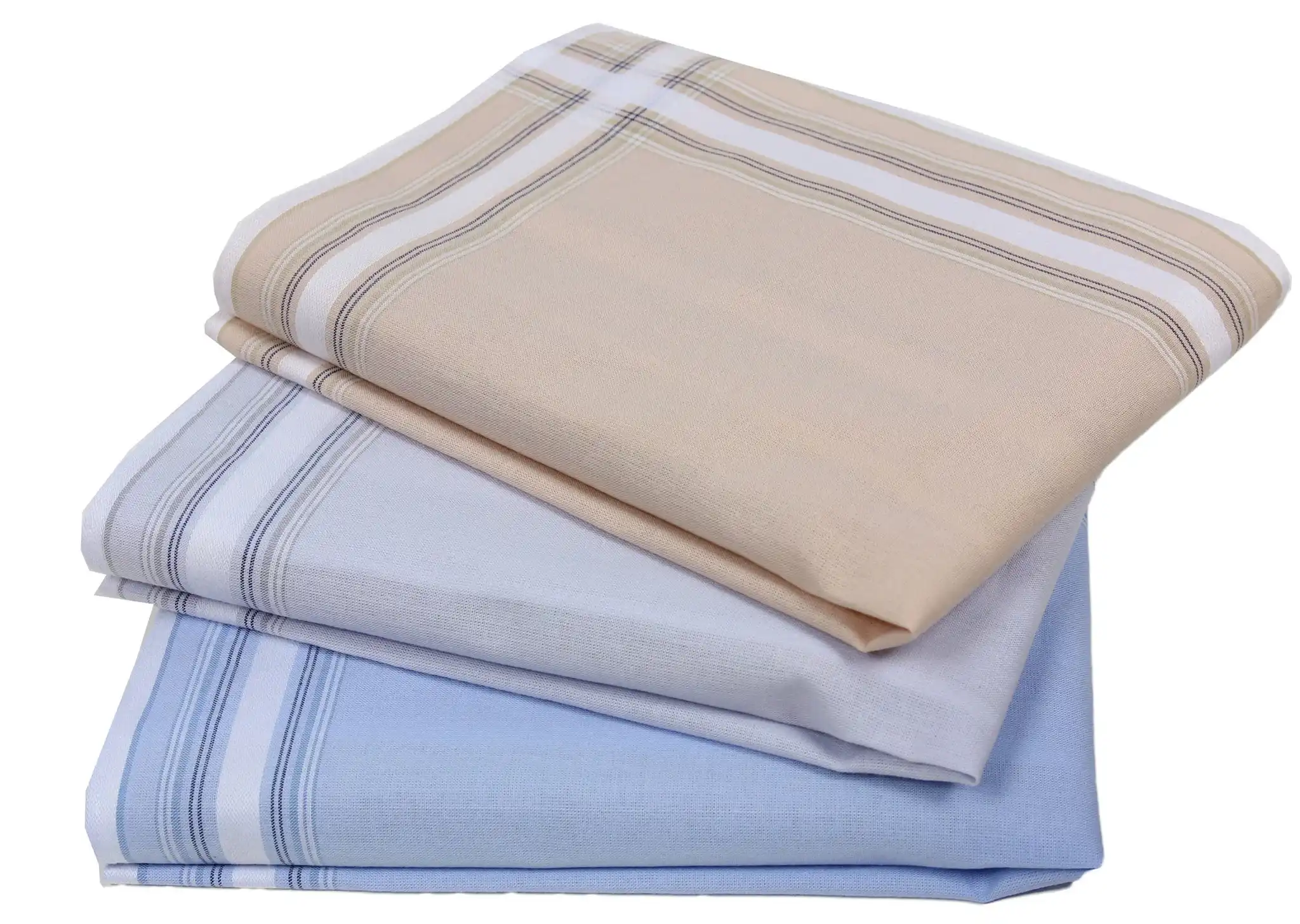 Tiseco 12 stuks Heren zakdoeken dikke kwaliteit 3B  - Copy - Copy