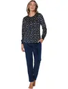 Pastunette Fleece dames pyjama - Moonlite - Warme winter pyjama