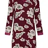 Pastunette Premium viscose dames nachthemd - Burgundy - Luxe nachtjapon