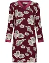 Pastunette Premium viscose dames nachthemd - Burgundy - Luxe nachtjapon
