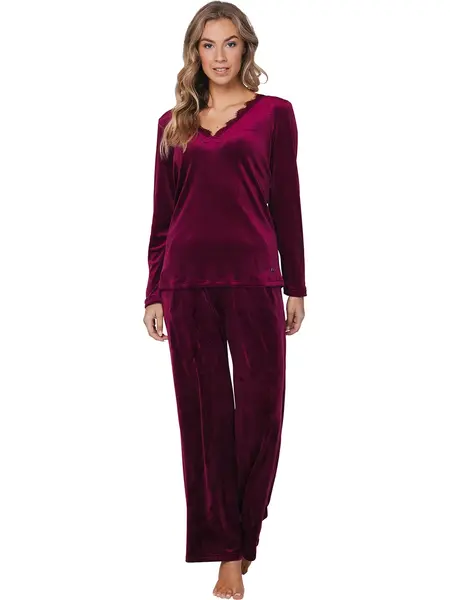 Pastunette Premium Fleece pyjama/huispak dames - Dream Warm 2-delig pyjama pak fleece