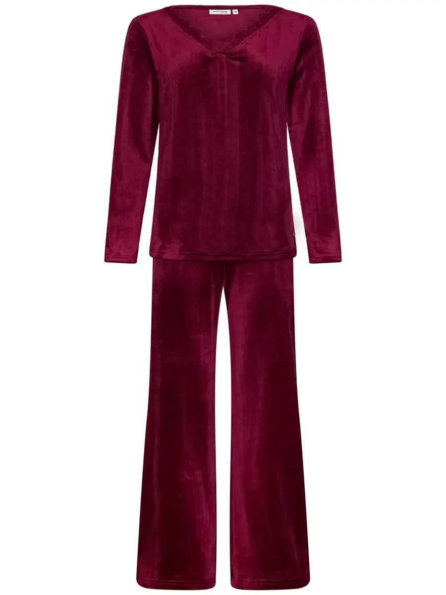 Pastunette Premium Fleece pyjama/huispak dames - Dream Warm 2-delig pyjama pak fleece