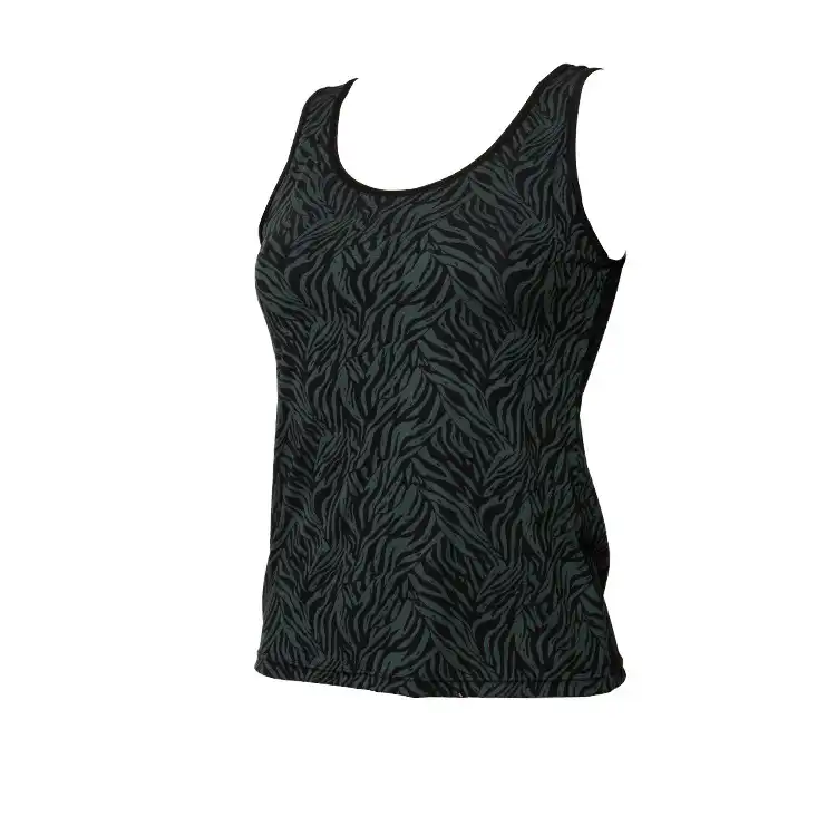 Avet dames hemd microfiber - Safari