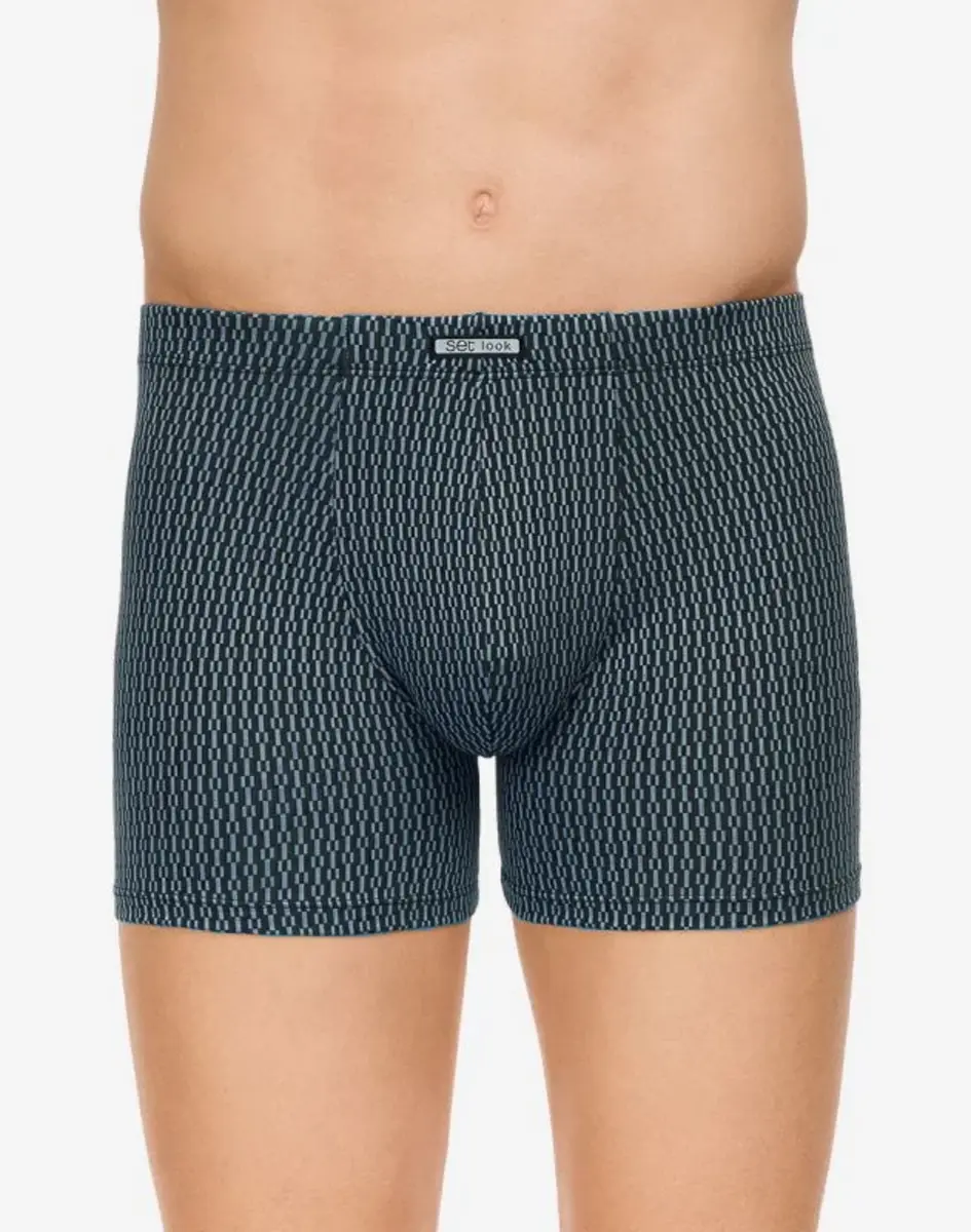 Set heren boxershort microfiber - Jacquard