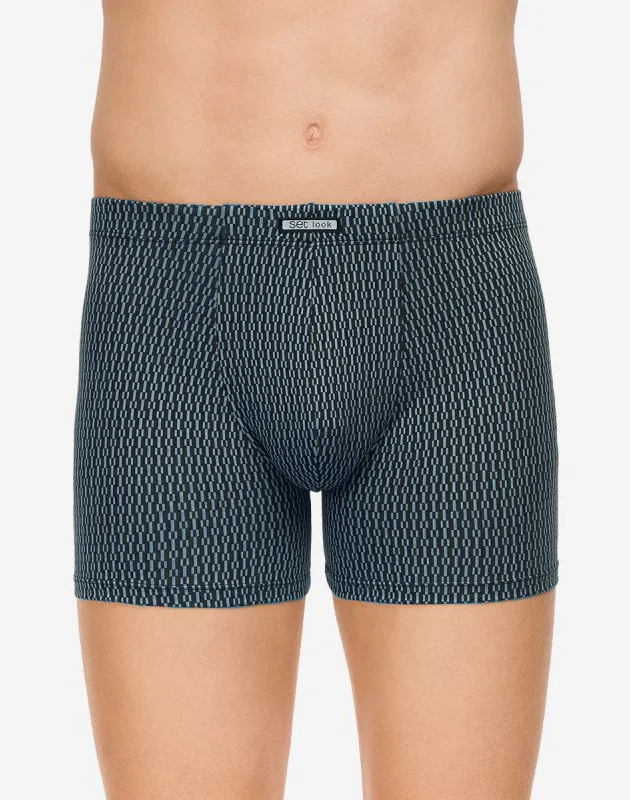 Set heren boxershort microfiber - Jacquard