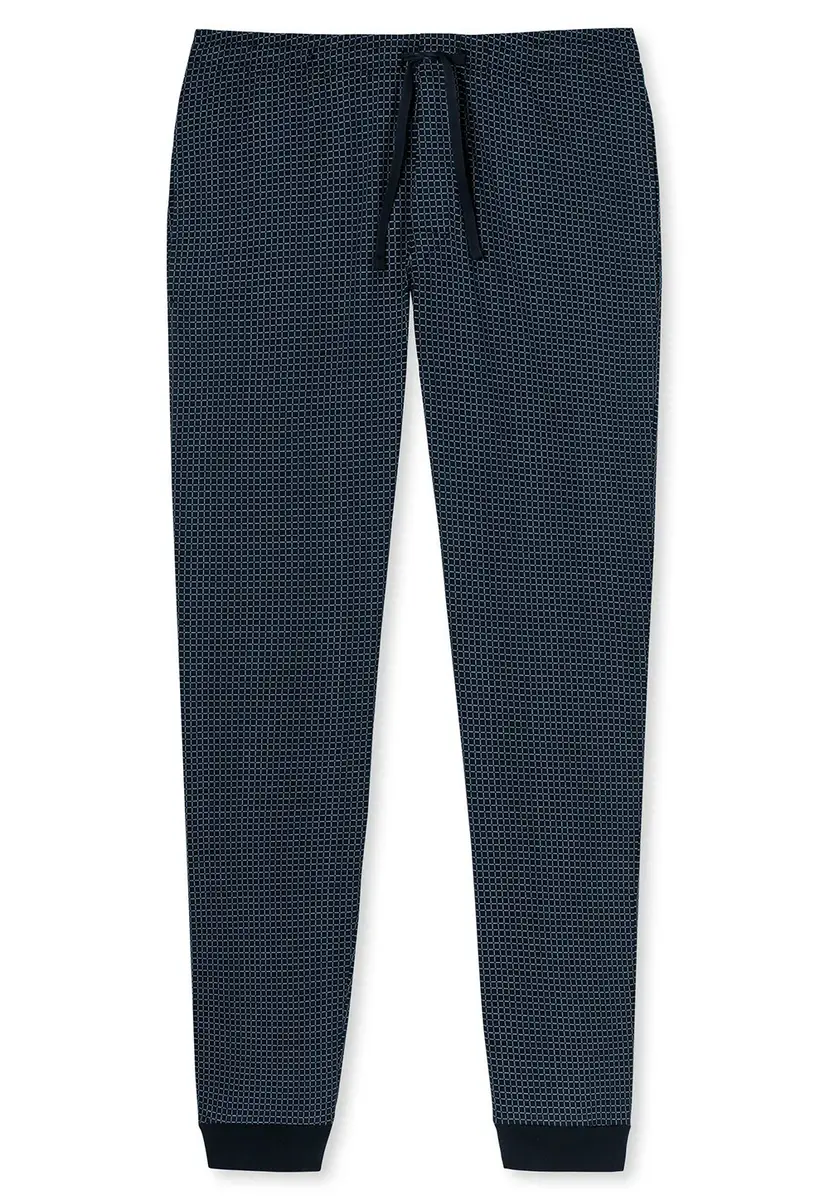 Schiesser lange pyjamabroek heren - NOS - MIX & Relax - 100% katoenen pyjamabroek met boorden Schiesser lange pyjamabroek heren - NOS - MIX & Relax - 100% katoenen pyjamabroek met boorden