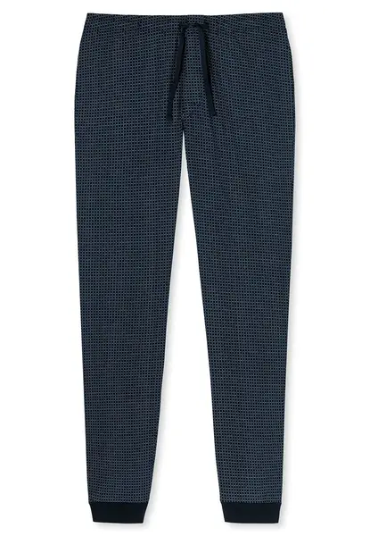 Schiesser lange pyjamabroek heren - NOS - MIX & Relax - 100% katoenen pyjamabroek met boorden Schiesser lange pyjamabroek heren - NOS - MIX & Relax - 100% katoenen pyjamabroek met boorden