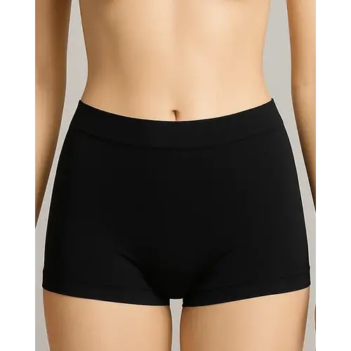 Perini dames boxer high waist elastische katoen - Naadloos - High waist Perini dames boxer high waist elastische katoen - Naadloos - High waist