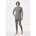 Gaubert heren wollen ondergoed - Thermoset - Wollen shirt en wollen broek - Grijs