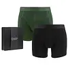 Bamboo Basics 2-pak heren boxers - Rico - Cadeau verpakking - Gift multipack heren onderbroeken
