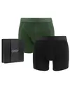 Bamboo Basics 2-pak heren boxers - Rico - Cadeau verpakking - Gift multipack heren onderbroeken