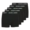 Jack & Jones 5-pack jongens boxershorts - Electric Blue - Zwarte jonges onderbroeken katoen