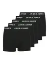 Jack & Jones 5-pack jongens boxershorts - Electric Blue - Zwarte jonges onderbroeken katoen