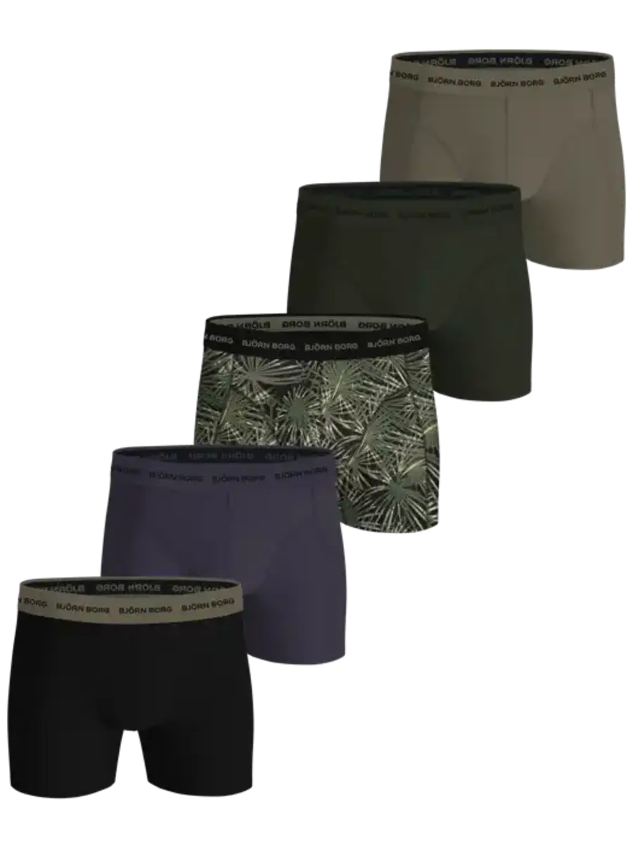Bjorn Borg 5-Pack heren boxershorts - Cotton Stretch