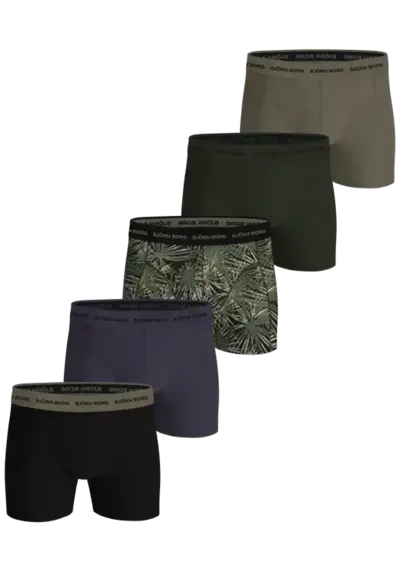 Bjorn Borg 5-Pack heren boxershorts - Cotton Stretch Bjorn Borg 5-Pack heren boxershorts - Cotton Stretch