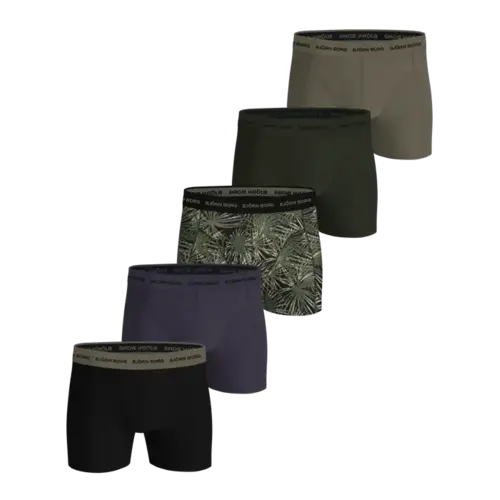 Bjorn Borg 5-Pack heren boxershorts - Cotton Stretch Bjorn Borg 5-Pack heren boxershorts - Cotton Stretch