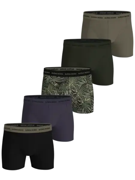 Bjorn Borg 5-Pack heren boxershorts - Cotton Stretch
