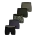 Bjorn Borg 5-Pack heren boxershorts - Cotton Stretch - Groen Combi