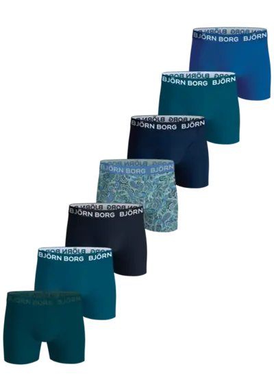 Bjorn Borg 7-Pack jongens boxershorts - Cotton stretch Bjorn Borg 7-Pack jongens boxershorts - Cotton stretch