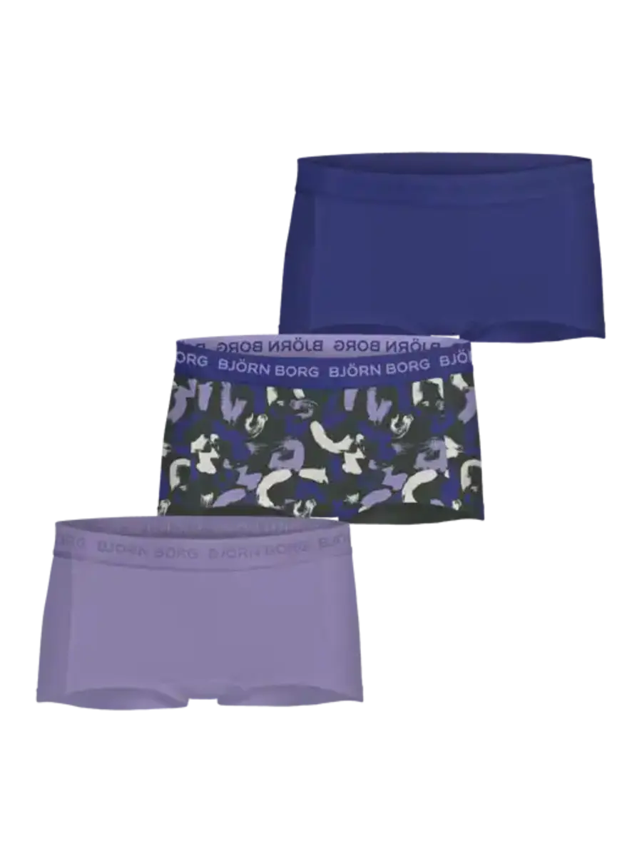 Björn Borg 3-Pack meisjes boxershorts - 100% katoen