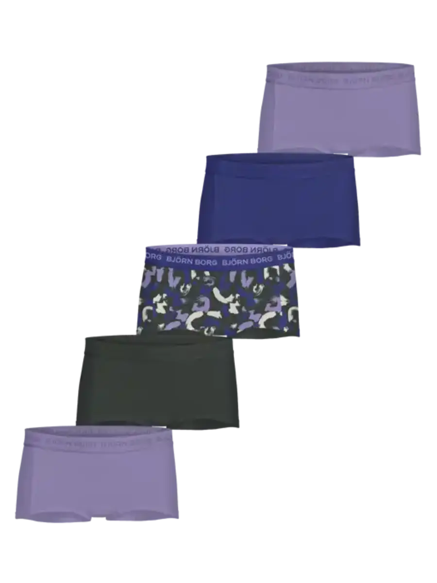 Björn Borg 5-Pack meisjes boxershorts - 100% katoen