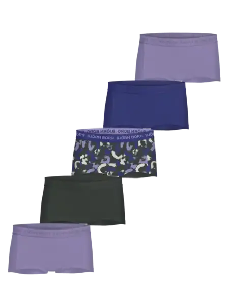 Björn Borg 5-Pack meisjes boxershorts - 100% katoen