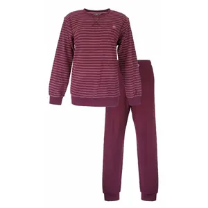 Tenderness dames pyjama Badstof - Bordeaux