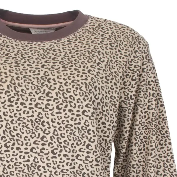 Tenderness dames pyjama Badstof - Panter