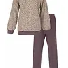 Tenderness dames pyjama Badstof - Panter
