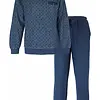 Paul Hopkins Badstof pyjama heren knoopsluitin - Blue Arrow