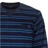 Paul Hopkins Badstof pyjama heren - Blue Stripe