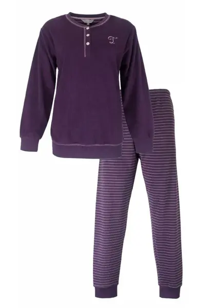 Tenderness dames pyjama Badstof - Purple