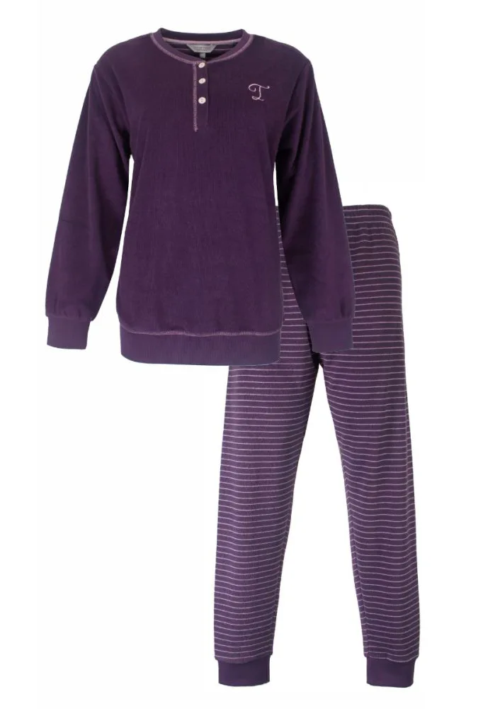 Tenderness dames pyjama Badstof - Purple Tenderness dames pyjama Badstof - Purple
