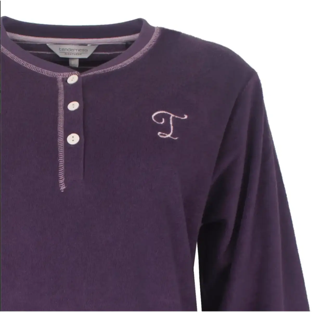 Tenderness dames pyjama Badstof - Purple