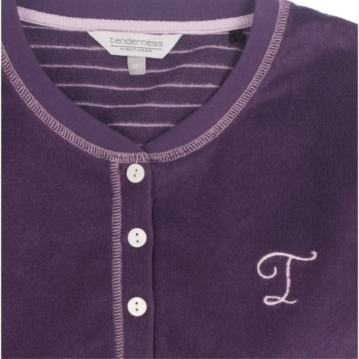 Tenderness dames pyjama Badstof - Purple