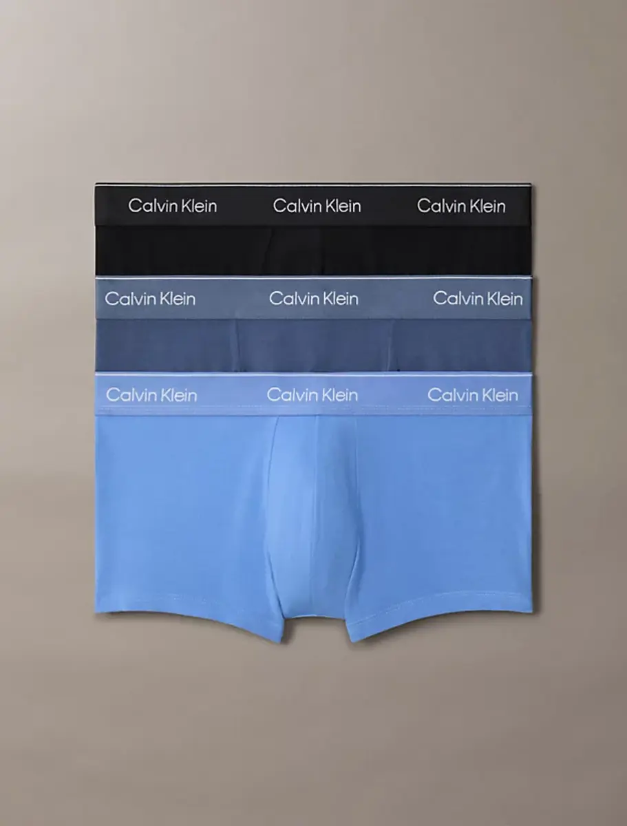 Calvin Klein 3-Pack Low Rise Trunks lage boxershort - Icon Cotton Stretch