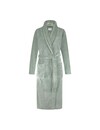 Ten Cate dames badjas Fleece - Minty Green Stipe