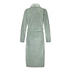 Ten Cate dames badjas Fleece - Minty Green Stipe