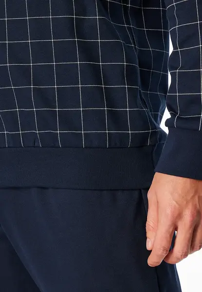 Schiesser heren pyjama extra lang - Blauw Ruit- NOS - Schiesser heren pyjama extra lang - Blauw Ruit- NOS -