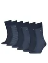 Tommy Hilfiger 6-paar sokken - Heren cadeau verpakking - Multipack katoenen heren sokken -