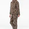 Gaubert dames Huispak Fleece - Pyjama Panter - Loungeset  - Vrouwen warm pyjama pak - loungewear  - Copy