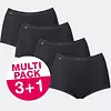 Sloggi Basic Maxi 4-Pack dames slip (3+1 Gratis) - Sloggi ondergoed dames - Vrouwen onderbroek katoen