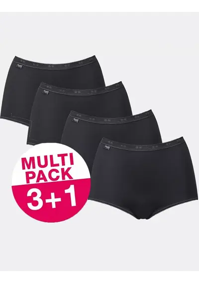 Sloggi Basic Maxi 4-Pack dames slip  (3+1 Gratis)