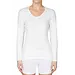 Beeren dames thermo shirt Lange mouw - Thermo ondergoed dames - Diepe hals - Thermisch - Wit