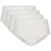 Ten Cate 4-Pack midi dames slips - 32418 - Ten cate ondergoed dames - Biologisch katoenen dames heup slips - Badstof kruisje