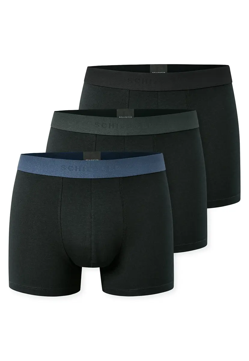 Schiesser 3-pack heren boxershorts 95/5 - Biologisch katoenen heren onderbroeken - Schiesser ondergoed heren Schiesser 3-pack heren boxershorts 95/5 - Biologisch katoenen heren onderbroeken - Schiesser ondergoed heren