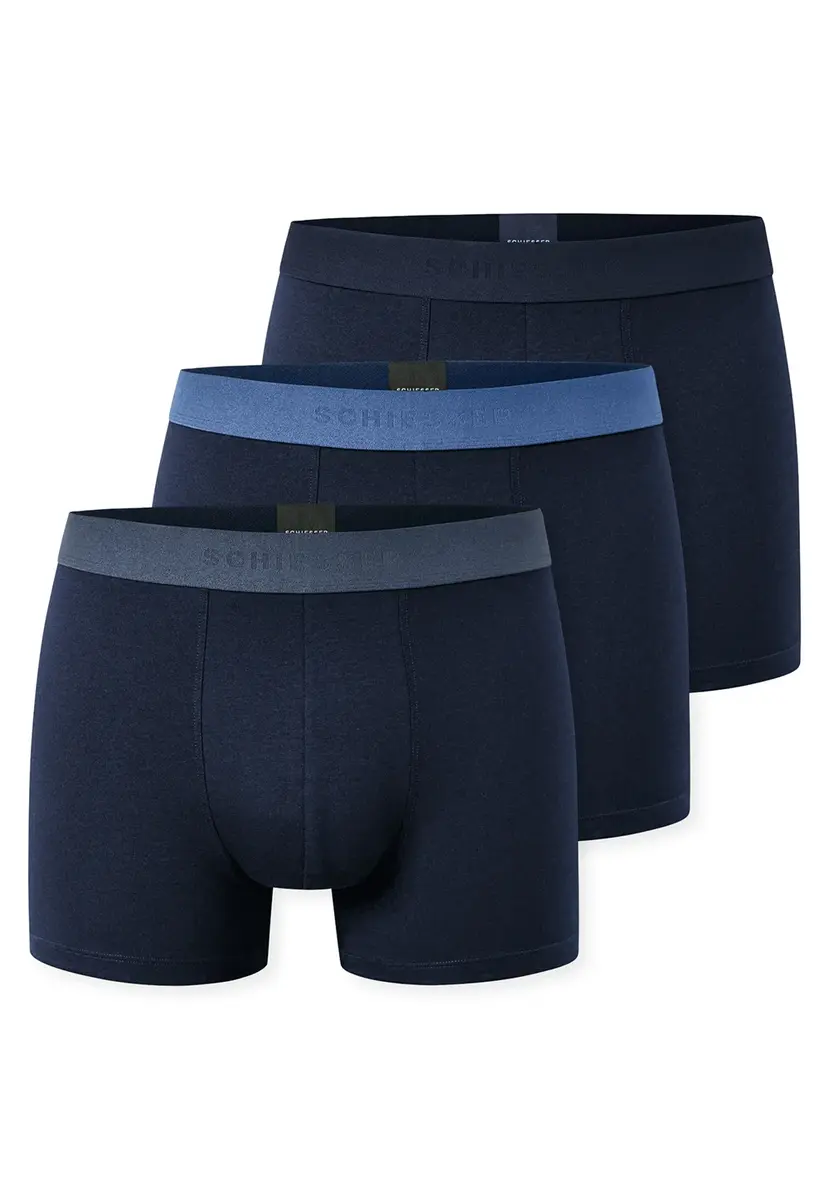 Schiesser 3-pack heren boxershorts 95/5 - Biologisch katoenen heren onderbroeken - Schiesser ondergoed heren Schiesser 3-pack heren boxershorts 95/5 - Biologisch katoenen heren onderbroeken - Schiesser ondergoed heren