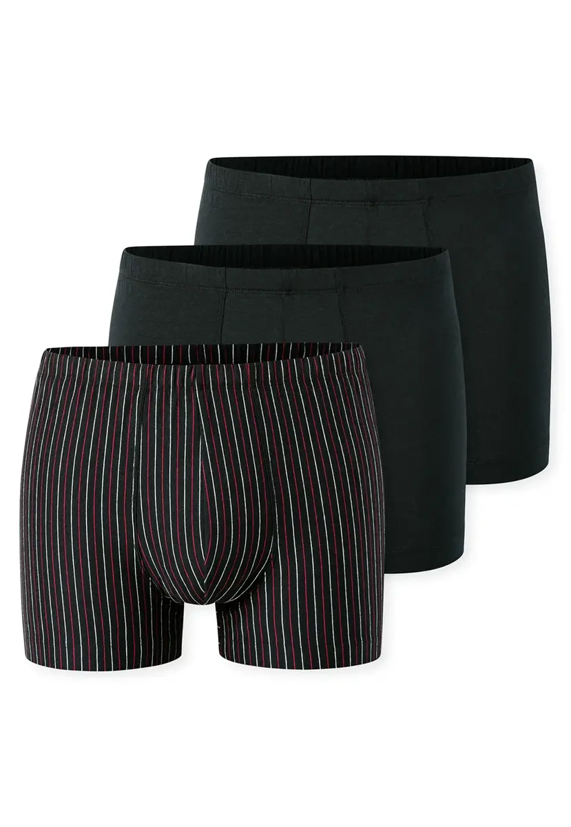 Schiesser 3-pack heren boxershort -  Streep 95/5