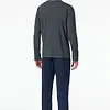 Schiesser heren pyjama extra lang - Antraciet - Casual Essentials