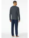 Schiesser heren pyjama extra lang - Antraciet - Casual Essentials